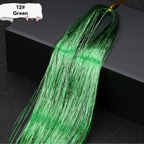 Hair Tinsel, CHOOSE TWO COLORS, Glitter Fairy Hair, NIP🤩, Temporary Hair Color - Picture 8 of 9